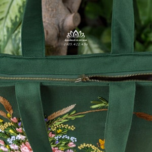 Logo Embroidered Shoulder Bag main image 1