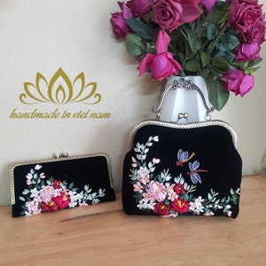 Embroidered bag and wallet set,  great Quality, unique product