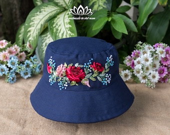 Marchen◆25SS◆Edge color ribbon bucket hat_3color Amazon.com: 3 Color 3 in 1 Canvas Ribbon, 10 Yards (White