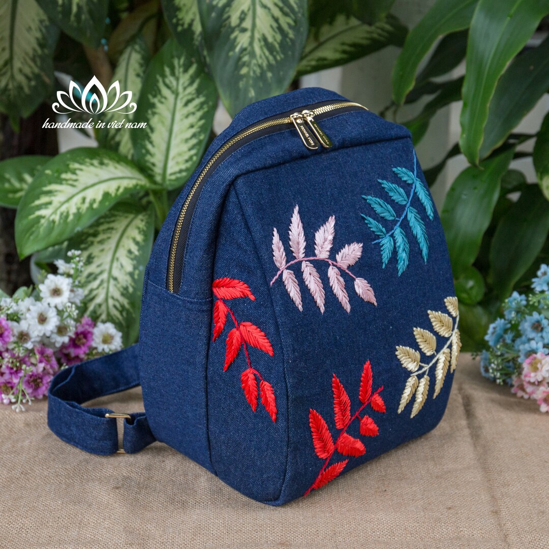 Unique Embroidered Backpack, Fanny Pack, Bucket Hat Set - Etsy display picture 3