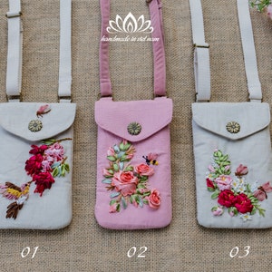 Handy Geldbörse Crossbody Bag |  Mini Crossbody Geldbörsen mit verstellbarem Schultergurt