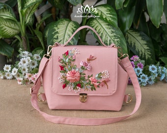 Embroidered doctor bag, Doctor bags for women