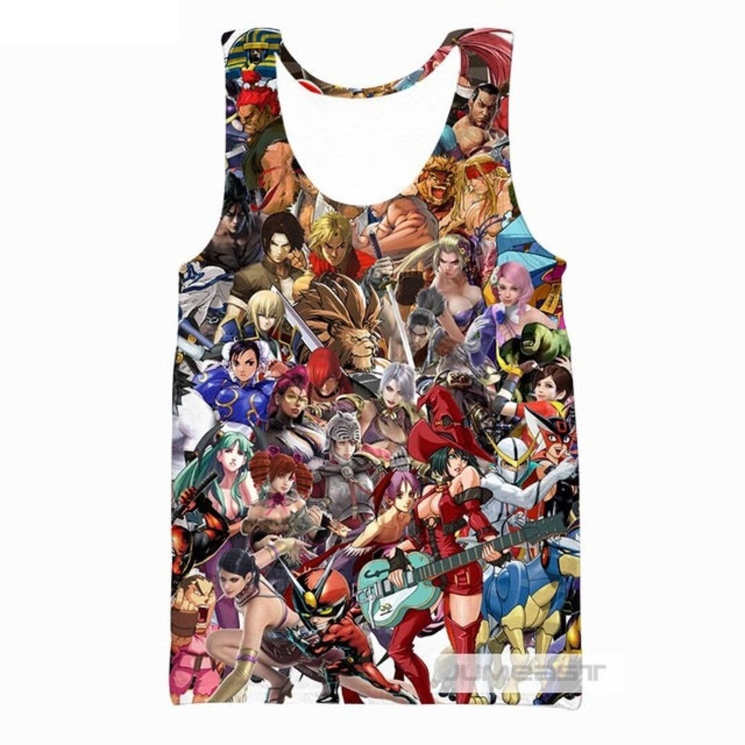 Muscleguys Bodybuilding Tank Tops Men Anime Shirt Cute Goku