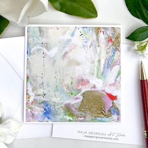 Elegante Grußkarte mit Umschlag Hochzeit blanko Glückwunschkarte zum Geburtstag für Freund Sympathie Grußkarte für den professionellen Gebrauch kleines Kunstdruck Geschenk