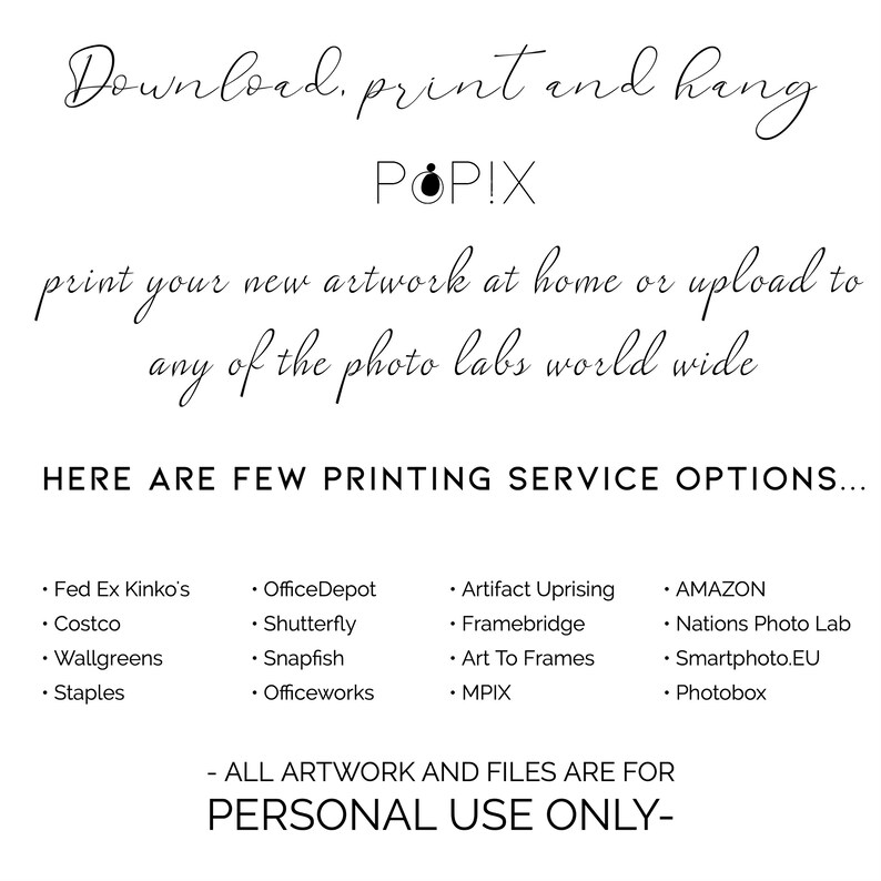 Set of 2 Digital Download Art Prints Large 24x36 Abstract Art Etsy