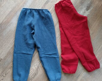 muslin baby pants