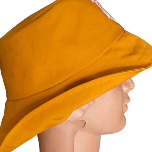 Chapeaux Enfants Casquette Protection Solaire Chapeau de Pêcheur Bonnet de Pluie Imperméable Résistant aux Intempéries COTON Biologique Doublé Enfants Adultes