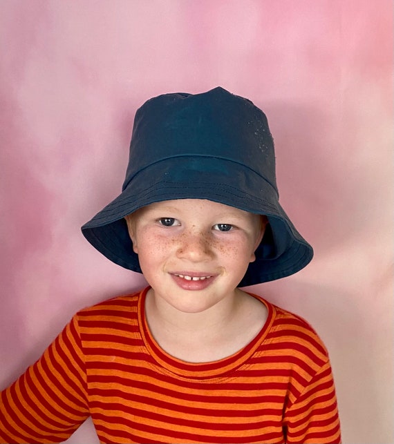 Rain Cap Fisherman's Hat Oilskin Cotton Water Repellent Color Selection  Lined Umbrella Retro Vintage Kids Adults -  Canada