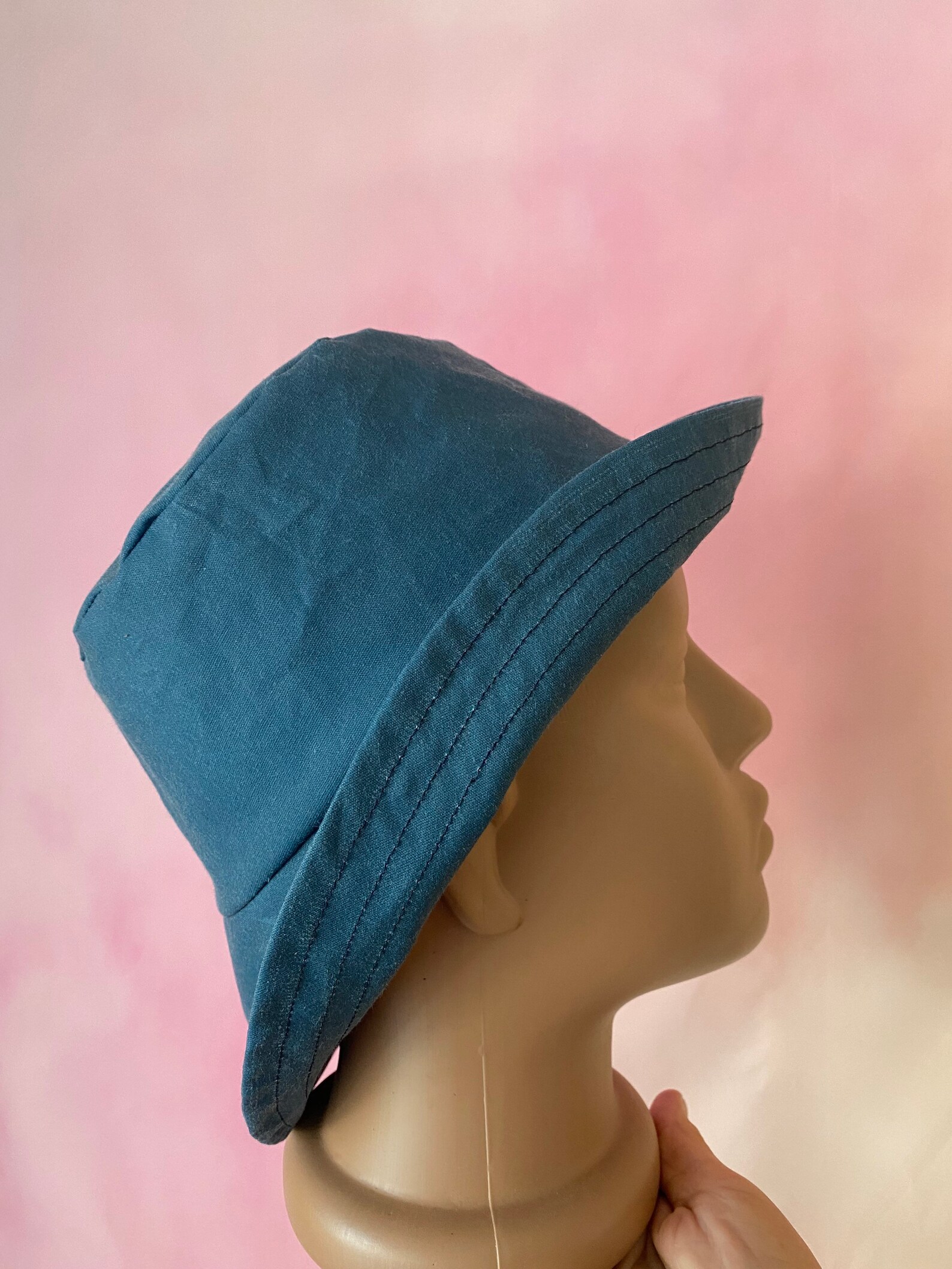 Rain Cap Fisherman's Hat Oilskin Cotton Water Repellent Etsy España