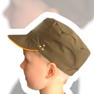 Cap hat Michelmütze peaked cap children adults cotton weatherproof waterproof sun protection rain hat sustainable German quality