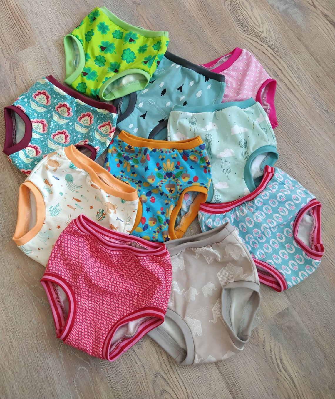 Girls Organic Underpants Panties Panties Laundry Panties Etsy UK