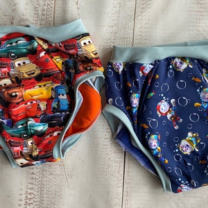 ABDL Adult Briefs Adult Training Panties with Molton + Waterproof Pul Incontinence Insert Training Diaper Briefs Men Men&#39;s Underpants