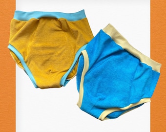 ADULT TERRY TRAINING PANTS Man Men&#39;s Pants Incontinence Briefs Slip Pants Underpants Briefs Molton Waterproof Diaper