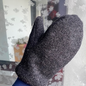 Gloves Wool Felt Wool Fleece Mittens Winter Gloves Men Adults Wool Felt + Wool Fleece + Wool Cuffs COLOR SELECTION