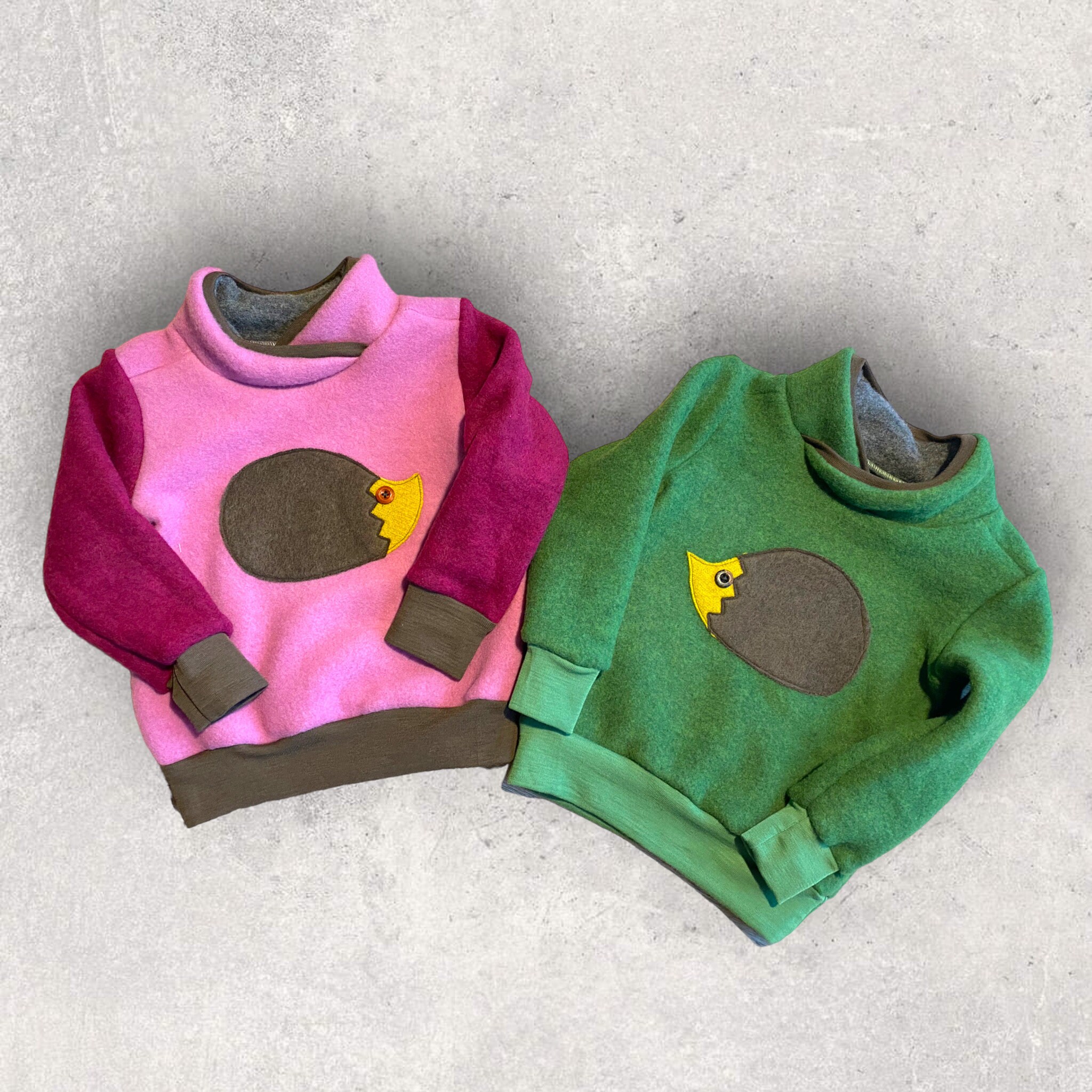 Organic wool fleece UNIQUE children's sweater application wool cuffs wool merino sheep sweater boy girl 80-164 as desired customer inquiries