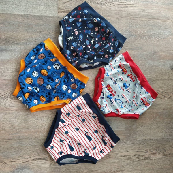 ABDL Slips pour hommes Pantalons Bio Organik Slip Slip bébé garçon Couches Pantalon d'entraînement grand garçon Sous-vêtements bébé adulte.