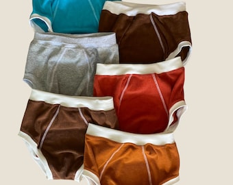 Adult Men's Terry Cloth Briefs Slip Pants Underwear Slip Handmade Germany Jersey ABDL Worldwide
