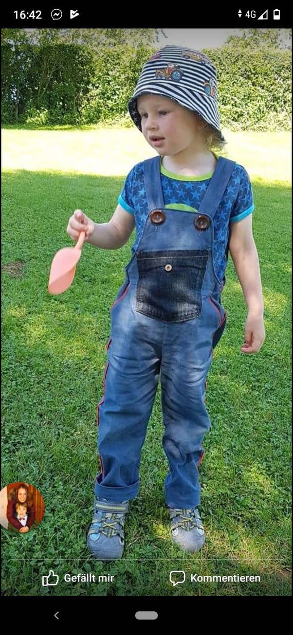 Pantalon peto LINO lavado a la piedra 80 146 con tirantes nino nino nina Michel seleccion de color retro pantalones de verano trabajador de la construccion pantalones de trabajo cargo Etsy Espana