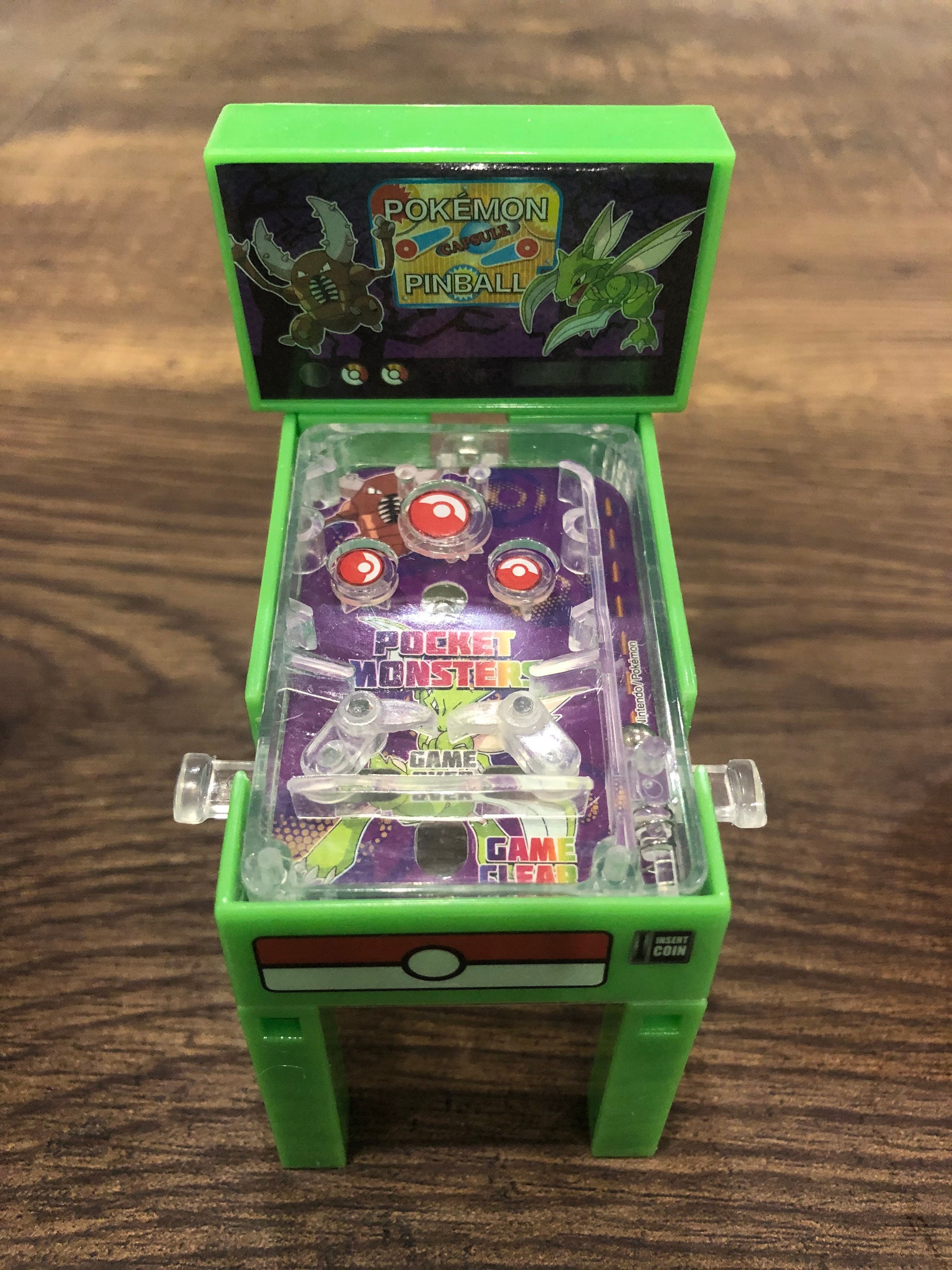 Miniature pinball machine Pokemon Pokemon pinball machine Etsy