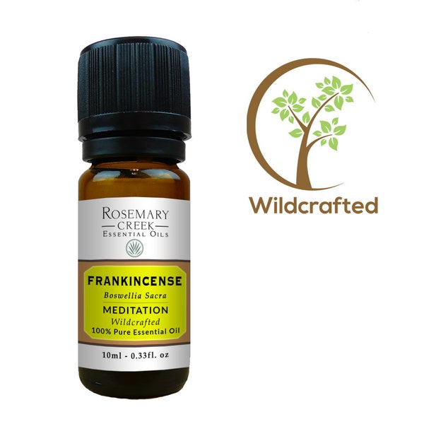 Frankincense Boswellia Sacra Essential Oil – Wildcrafted – 100% Pure and Natural – Perfect for Meditation and Relaxation