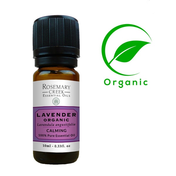 Organic Lavender Essential Oil (Lavender Maillette) – Calming – 100% Pure and Natural – Multipurpose for Oil Diffusers and Massage Therapy