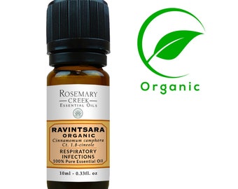 Ravintsara Essential Oil (Cinnamomum Camphora) – – Respiratory Infections – 100% Pure and Natural – For Oil Diffusers and Massage Therapy