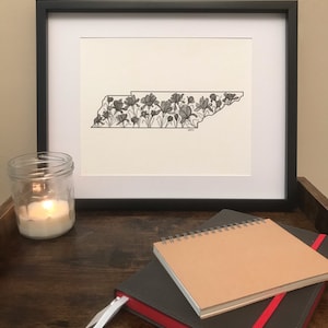 Iris, Tennessee - Kunstdruck