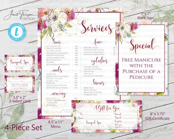 nail salon gift certificate design nail salon gift certificate design