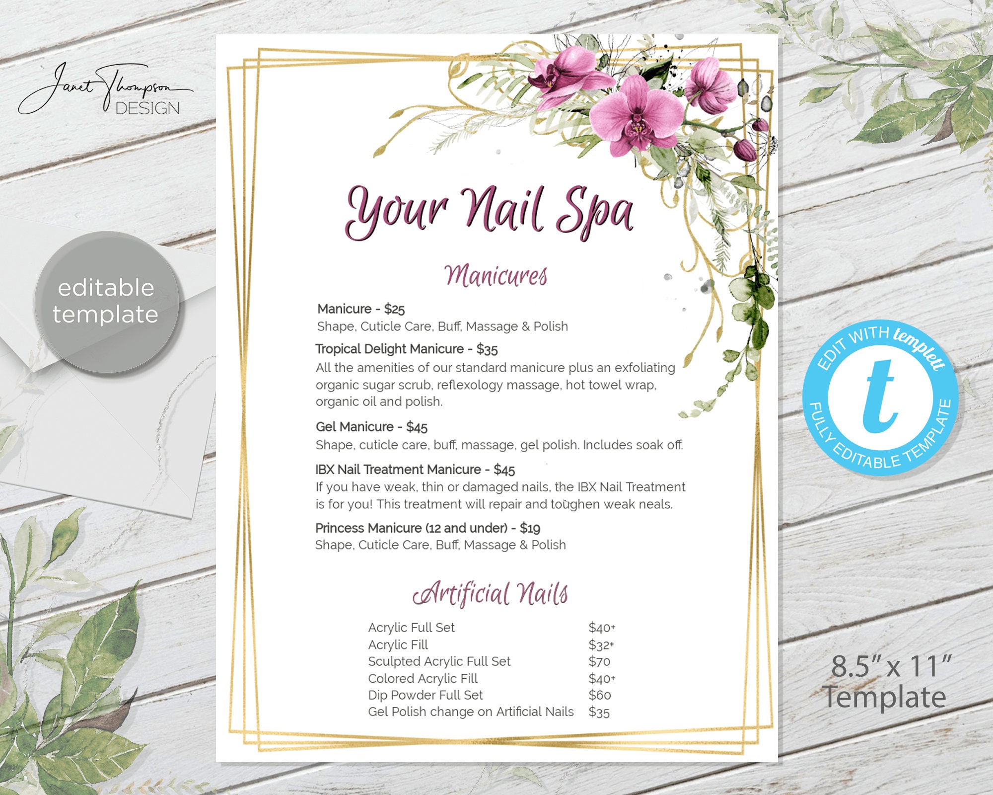 Nail Salon Menu, Salon Menu, Custom Menu, Services Price List, Nail Spa Nail Salon Menu, Salon Menu, Custom Menu, Services Price List, Nail Spa