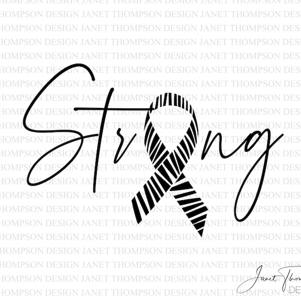 Zebra STRONG Cancer Awareness, S/W Awareness, Carcinoid Syndrom Awareness, Neuroendokrines Krebsbewusstsein, Sublimation, Wasserschiebefolie