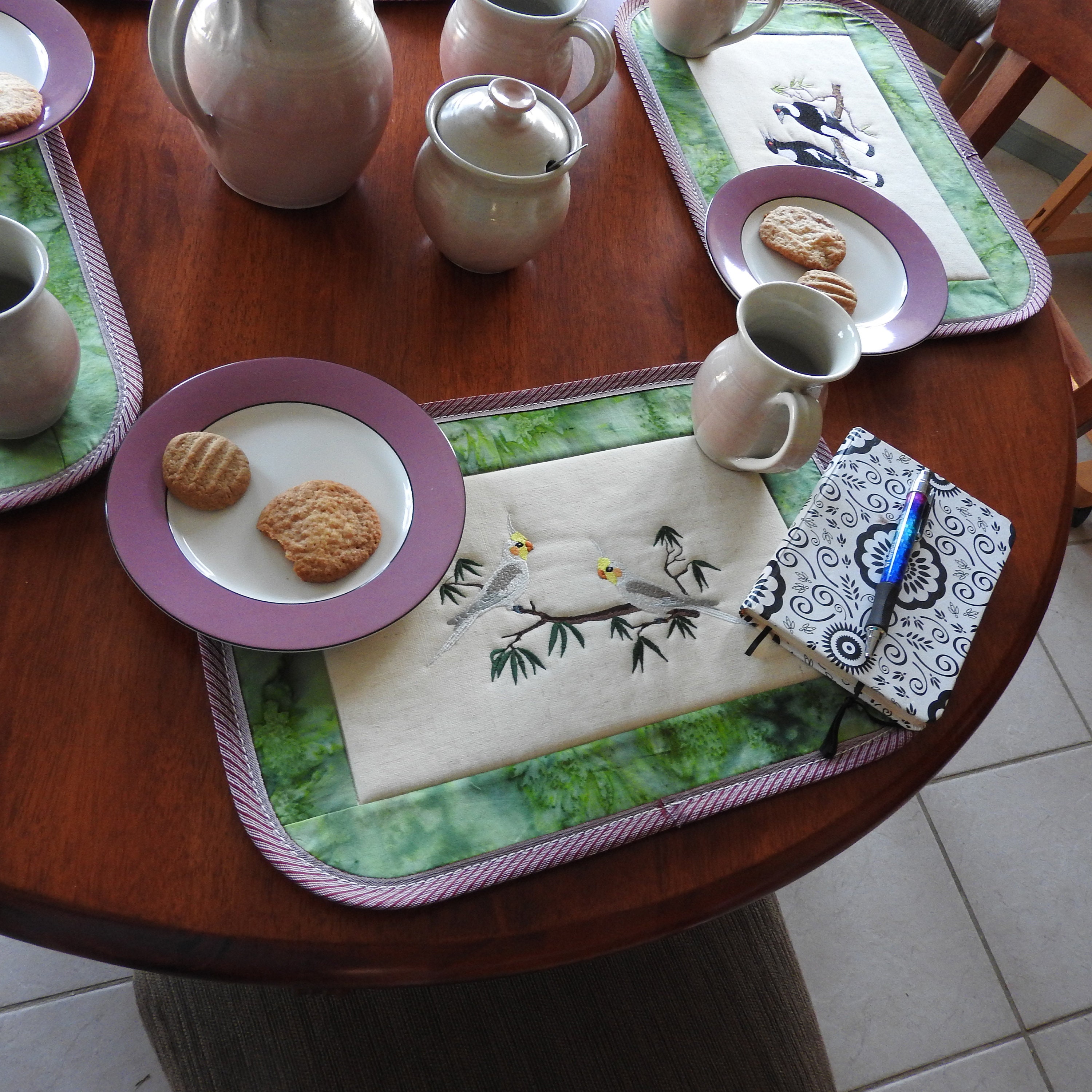 Placemats With Australian Embroidered Designs Etsy Australia