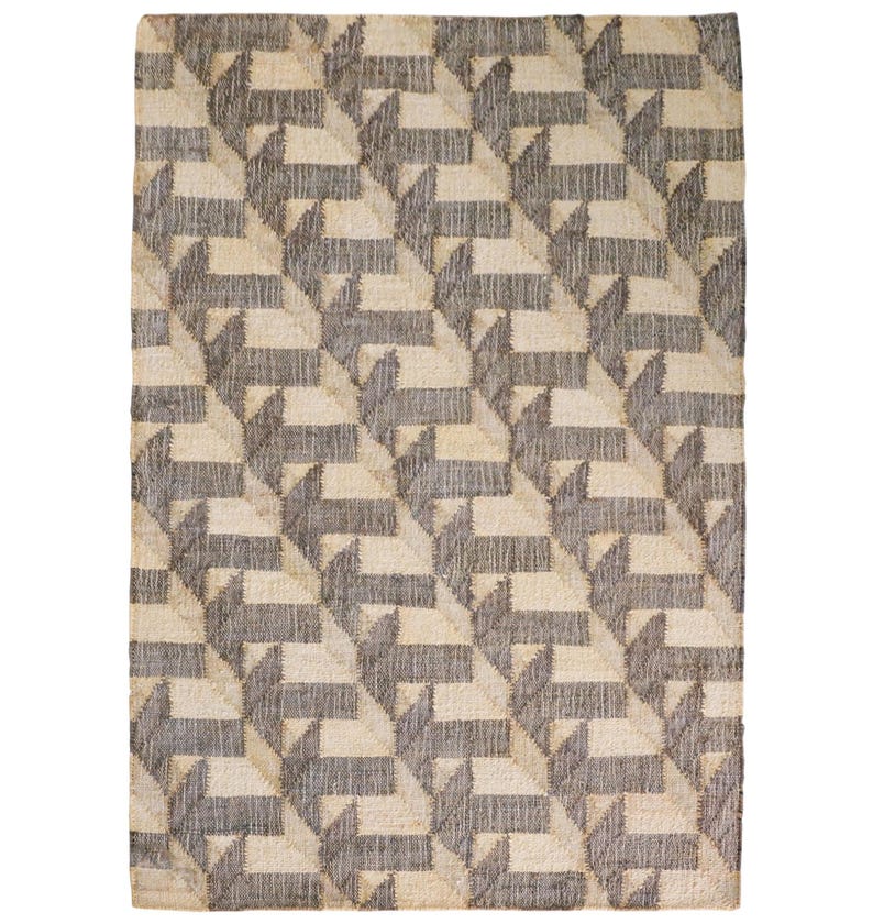 Hutterite Rug Patterns Handmade Geometric Jute Durrie Rug - Etsy