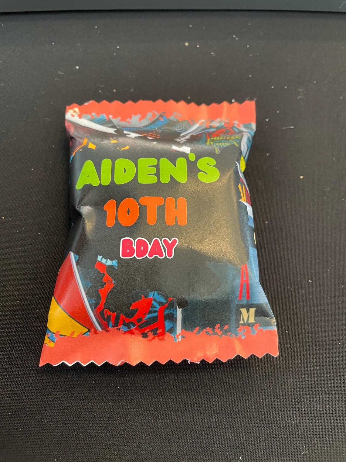 Usv Canady Rapper Sour Candy Wrapper Template-editable Template in CANVA - Etsy