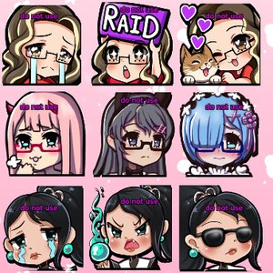 FAST Custom Twitch Discord Emote Commissies!