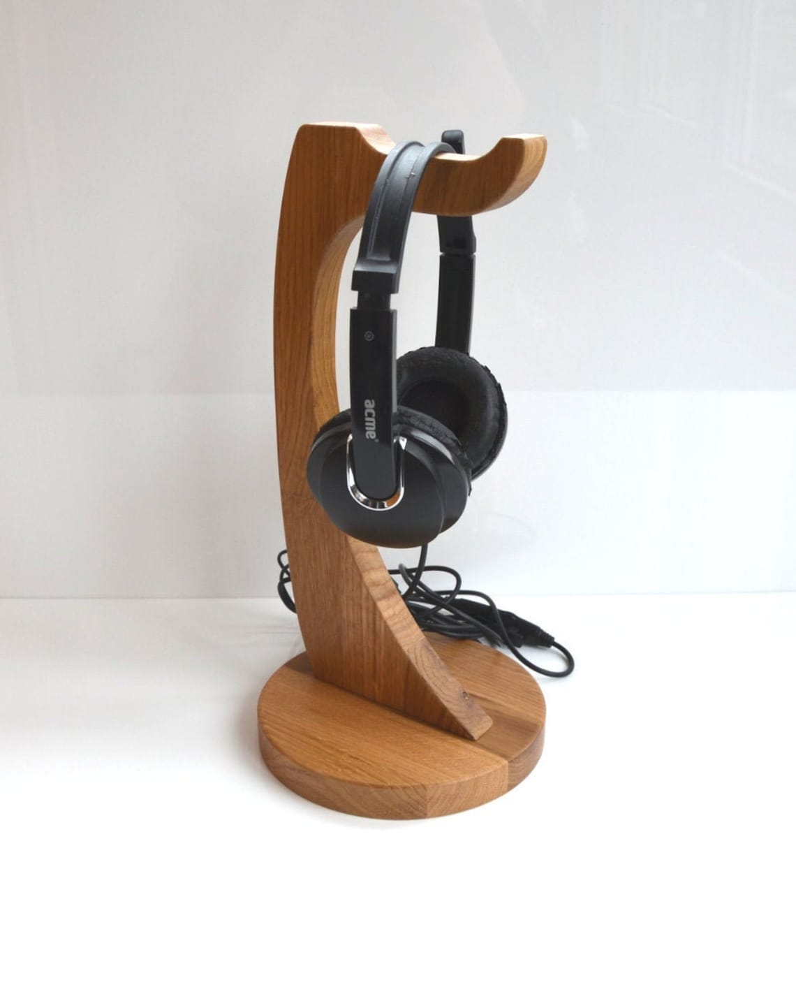 Personalized Wooden Headphone Stand. Headphone Stand Wood Etsy