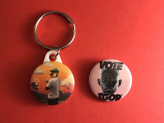 Tyler The Creator Keyring And Vote Igor Badge Keyring Set Etsy