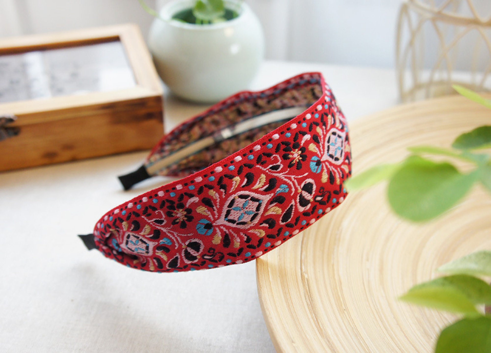 Embroidered Headband headbands for Womenwide Etsy Australia