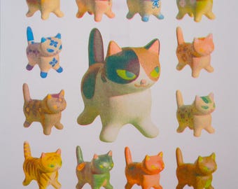 Beaniature-Poster – Risograph-Druck