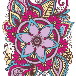 Download istantaneo, Mantra, Stampabile, ClipArt, Download digitale, Stampa Arte Mandala, ClipArt