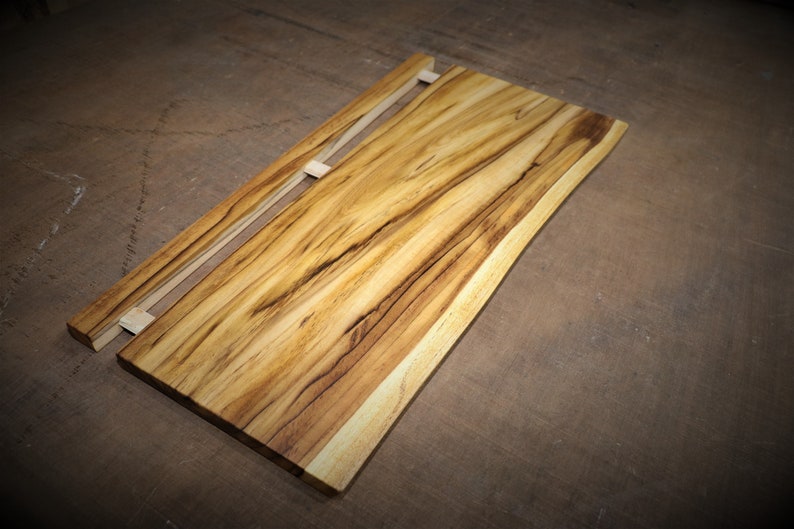 Teak Floating Shelf 1 Solid Live Edge Wood With Custom Etsy