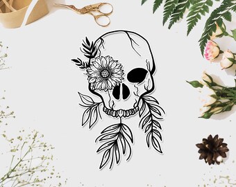 Free Free 196 Sunflower Sugar Skull Svg SVG PNG EPS DXF File
