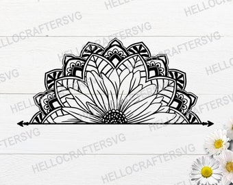 Free Free Sunflower Svg Mandala 121 SVG PNG EPS DXF File