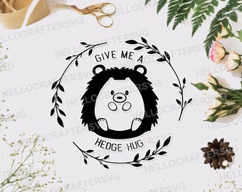 Download Cute Hedgehog Svg Etsy