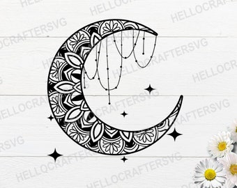 Download Half Moon Svg Etsy