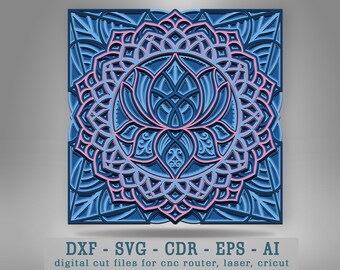 Download Lotus Mandala Svg Etsy