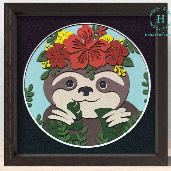 3d SLOTH Svg, SLOTH Shadow Box Svg - Cricut Files, Cardstock Svg, Silhouette Files - HelloCrafterSvg 3d SLOTH Svg, SLOTH Shadow Box Svg - Cricut Files, Cardstock Svg, Silhouette Files - HelloCrafterSvg