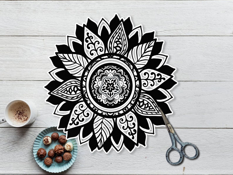 Free Free 116 Sunflower Mandala Cricut SVG PNG EPS DXF File