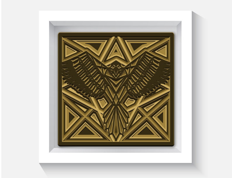 Free Free 342 Layered Eagle Mandala SVG PNG EPS DXF File