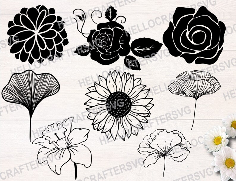 Free Free 103 Hand Drawn Flower Svg SVG PNG EPS DXF File