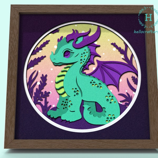 3D Dragon Svg, Dragon Shadow Box Svg - Cricut Files, Cardstock Svg, Silhouette Files - HelloCrafterSvg 3D Dragon Svg, Dragon Shadow Box Svg - Cricut Files, Cardstock Svg, Silhouette Files - HelloCrafterSvg